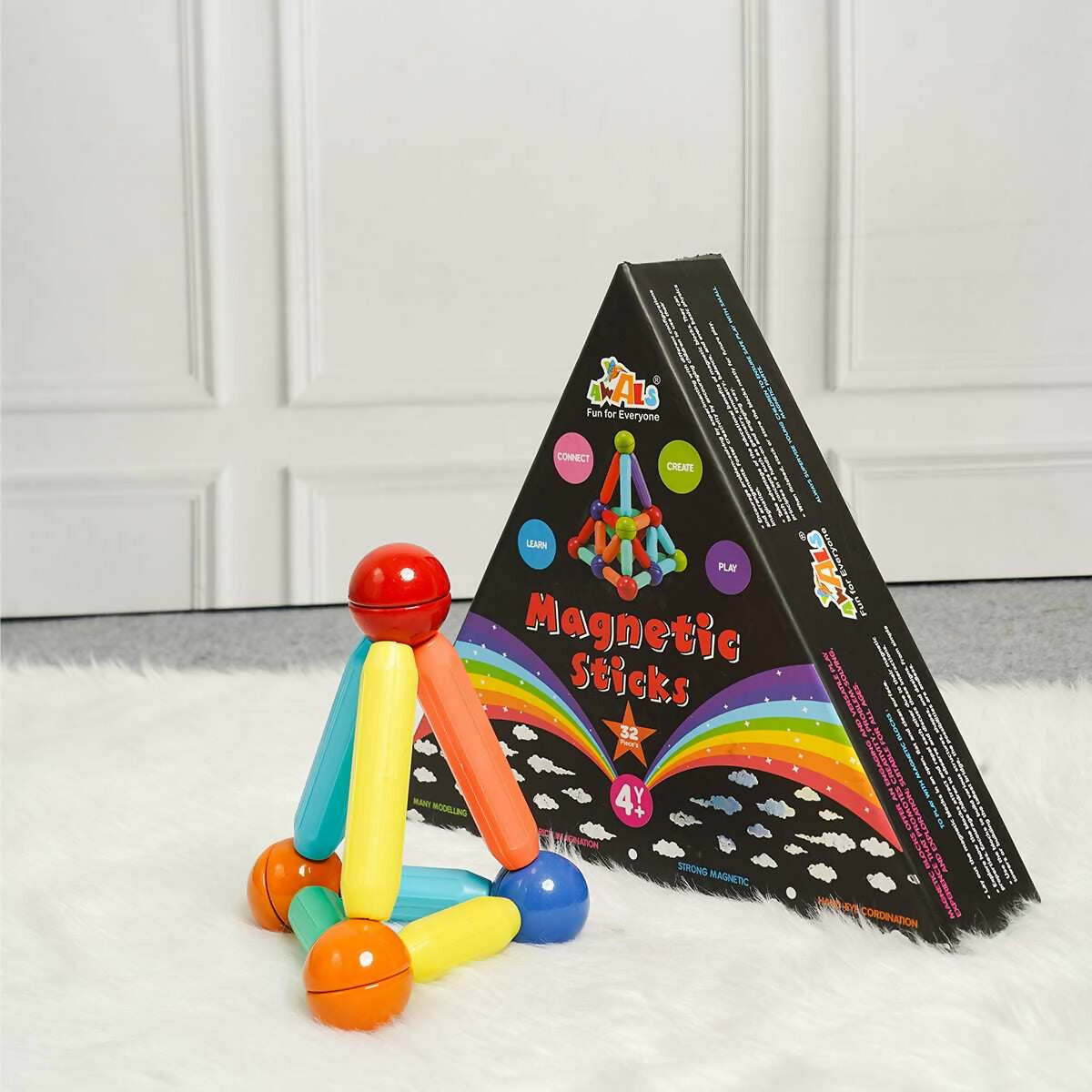 Magnetic blocks offer an engaging and versatile play experience that promotes creativity , problem solving and exploration. 
