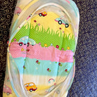 BABYHUG baby bed with mosquito net – safe, soft, and travel-friendly.