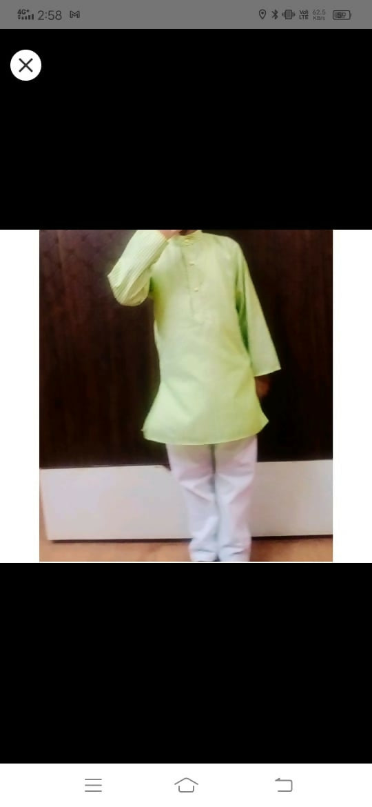 Keep your child stylish and comfortable with this soft, pure cotton kurta pajama, perfect for any occasion!