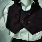 Dress your little gentleman in style with our Baby Boy Tuxedo, offering charm and sophistication for special occasions.