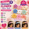 Designer Handmade Crochet Flower Hair Belt Combo | Set of 3 Colorful Hairbands