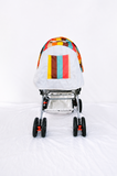 LuvLap Reversible Handle Stroller Foldable Baby Pram With Canopy