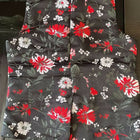 GINI & JONY Boys Black & Red Floral Woven Design Satin Weave Nehru Jacket (24 Months)