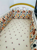 Shop Huny Huny Convertible Baby Cot – Wooden crib with storage, teething rails, wheels, and adjustable height.
