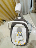Soothe and entertain your baby with the JOIE Serina Swing – featuring multiple swinging motions, six speed settings, soothing vibrations, and lullabies for ultimate comfort and relaxation.