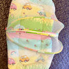 BABYHUG baby bed with mosquito net – safe, soft, and travel-friendly.