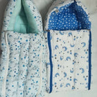 3-in-1 baby wrapper, sleeping sack, and carrier – a cozy sleeping pod for newborns.