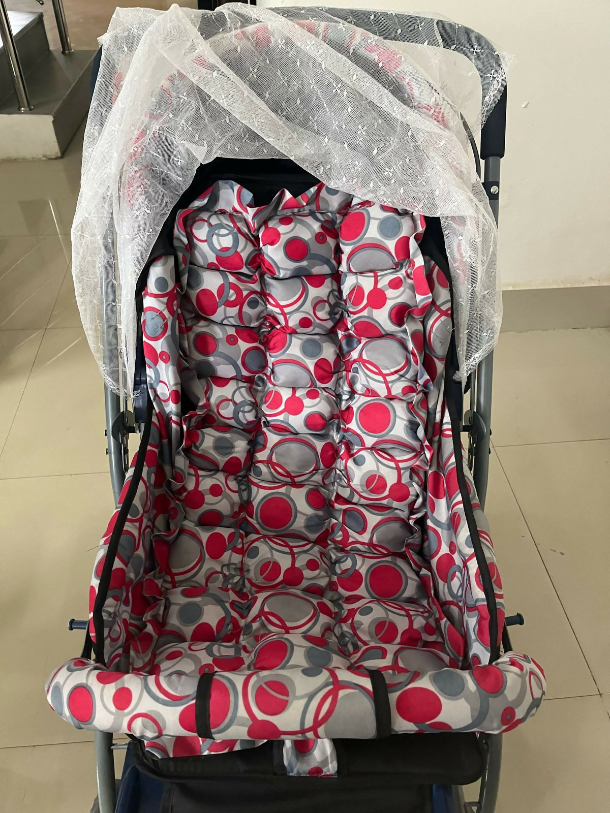 Buy LUVLAP Stroller/Pram – Comfortable, Foldable Baby Stroller with Safety Harness & Storage Basket

