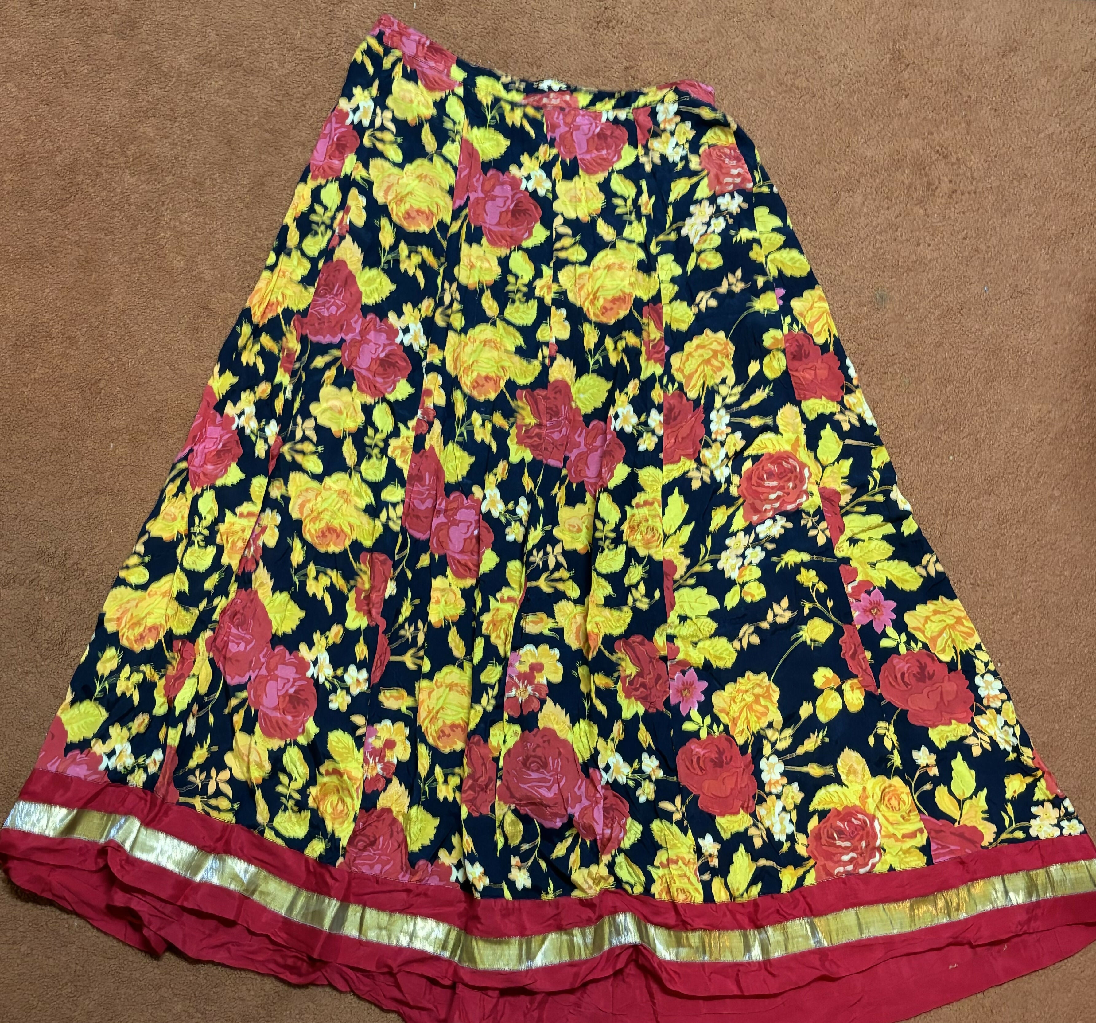 Floral printed long skirt for Mother - PyaraBaby