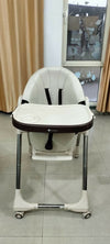 STAR AND DAISY Royal Feeding Baby High Chair, With Adjustable Height And Wheels