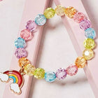 Made of premium quality crystal beads and steel, the bracelets are light in weight, safe to wear, and not easy to fade, break, or wear off.