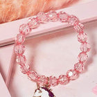 Made of premium quality crystal beads and steel, the bracelets are light in weight, safe to wear, and not easy to fade, break, or wear off.