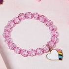 Made of premium quality crystal beads and steel, the bracelets are light in weight, safe to wear, and not easy to fade, break, or wear off.