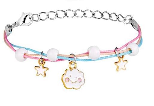 Made with quality enamel pendent and metal connector and hook, these bracelet for girl kids are designed to be sturdy and long-lasting. 