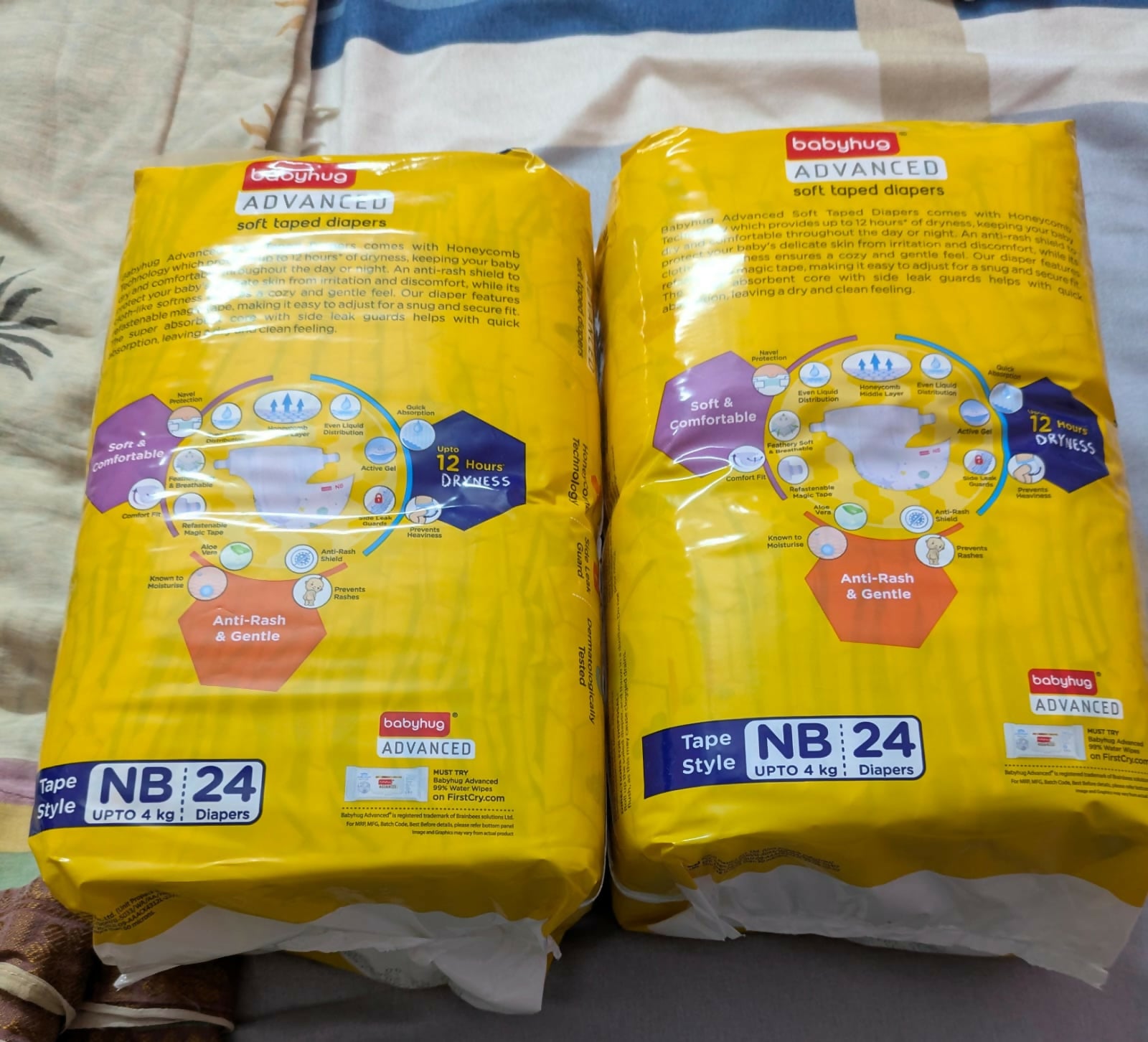 Buy Babyhug Advanced Pant Style Diapers – New Born (NB) – Soft, Absorbent, and Gentle Diapers for Newborns

