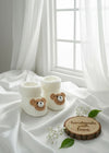 Crochet baby booties/ baby shoes with bear/Handmade shoes for baby girl and baby boy