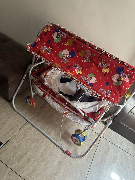 2 In 1 Baby Manual Swing/Cradle/Pram