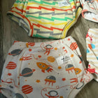 Experience comfort and convenience with SUPER BOTTOMS Padded Underwear - a set of 4 designed for your baby's active lifestyle.
