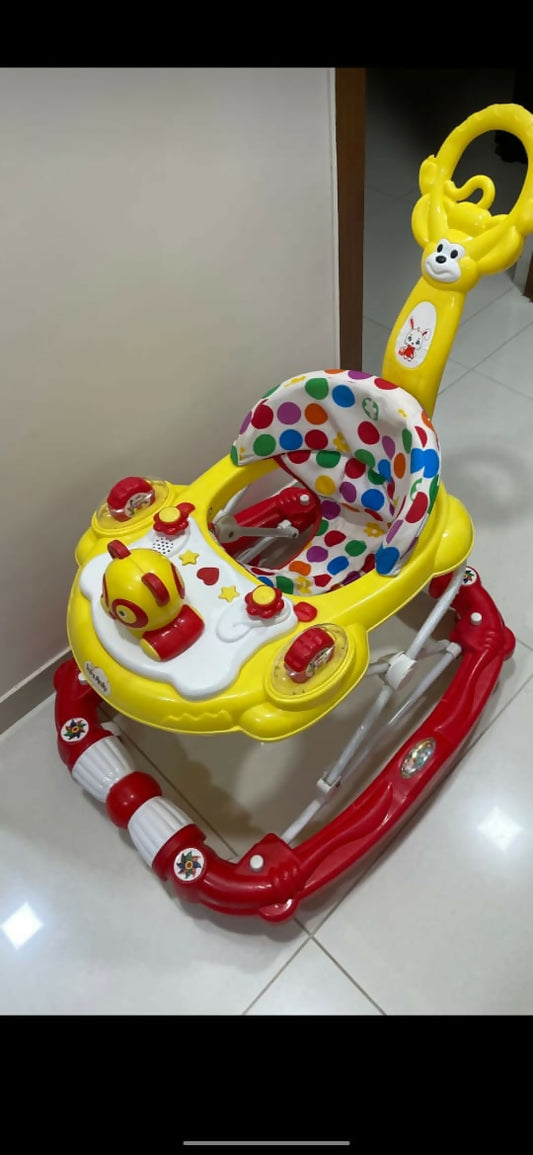 Encourage your baby's early steps with the FAB N FUNKY Baby Walker, offering safety, entertainment, and support for their development.