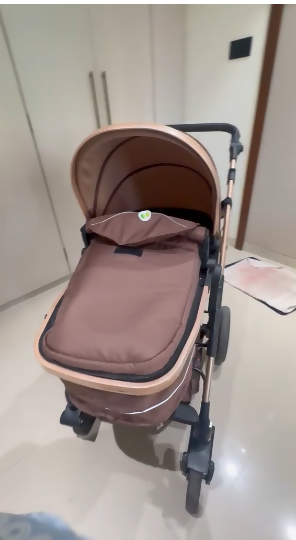 HUNY HUNY 4 in 1 Z Fold stroller pram Travel System With Carry Cot