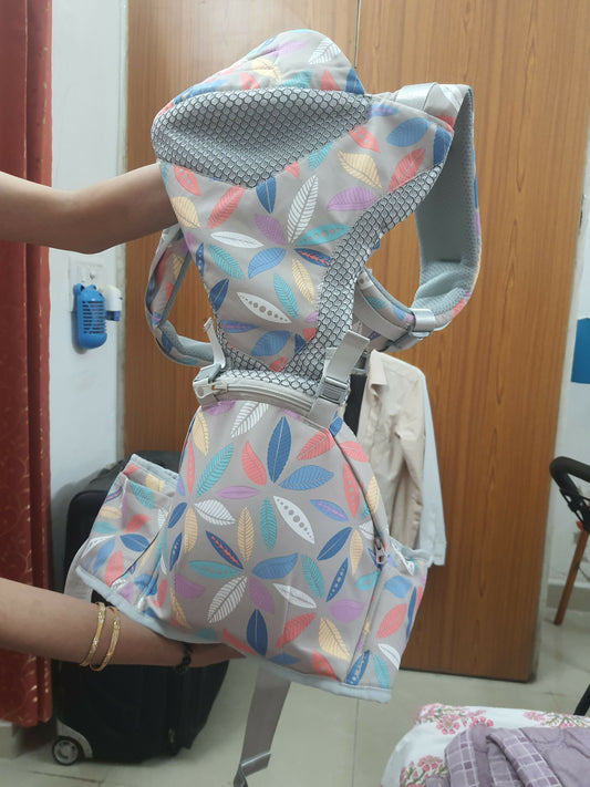 MOTHERBOND Ergonomic Baby Carrier With Hip Seat