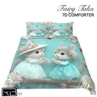 Fairy Tales 7D Comforter set with cartoon characters 