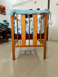BABYHUG MALMO Baby Cot / Baby Bed / Cradle with Mattress & Accessories