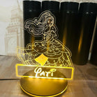 Personalised kids night lamp