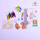 I LEARNN GROW Teeny Tiny Pen Stand + Teeny Tiny Fridge Magnet + Teeny Tiny Dino Painting Kit