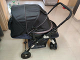 Buy LuvLap Baby Stroller – Safe, foldable pram with reclining seat, safety harness, and storage basket for newborns and toddlers.
