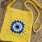 Crochet crossbody sling bag