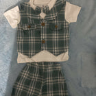 Baby party wear - Boy ( outfit with shirt, vest, and shorts )