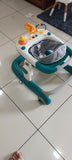 Babyhug Zest Musical Baby Walker With Adjustable Height anti Fall Protection & Toy Bar