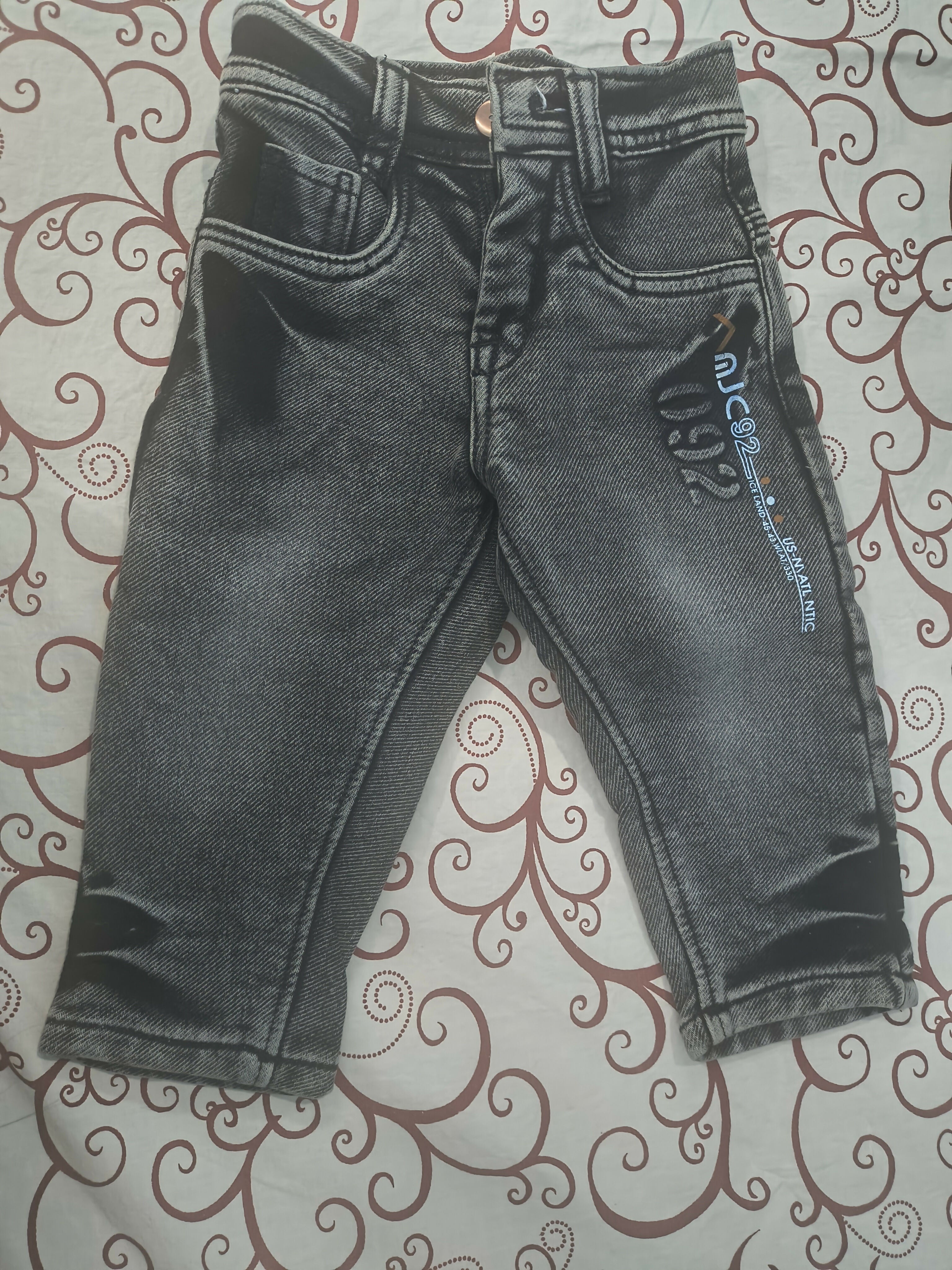 Black jeans for baby boys 