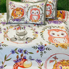 Cotton bedsheets with animal prints and flowers 