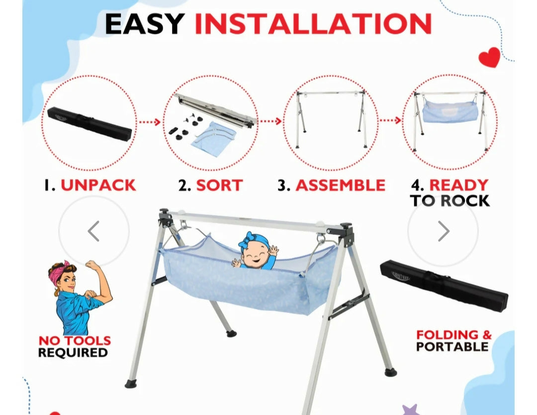 TINY TYKE  Automatic Baby Cradle