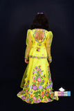 Bring a ray of sunshine to your child's ethnic wardrobe with the Bumblebee Lehenga – a lemon yellow ensemble perfect for festive celebrations and special occasions, designed to add cheer and charm to your little one's look.