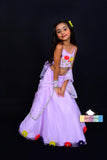 Dress your child in style with the Jelly Lehenga – a unique blend of ethnic and party wear, perfect for special occasions. With its intricate detailing and vibrant colors, this designer ensemble adds elegance and charm to your kid's wardrobe.