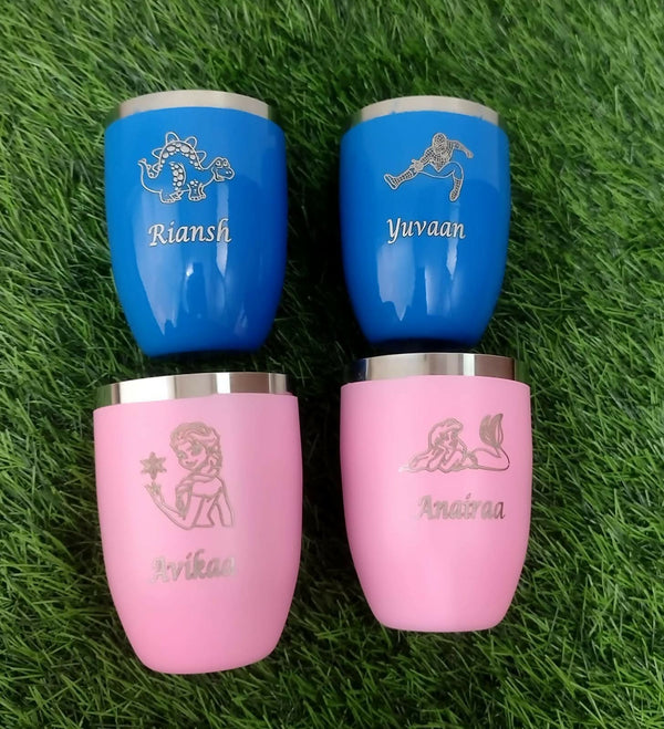 Buy Personalised Stainless Steel Glass – Custom, Durable, and Safe Drinking Glass for Kids

