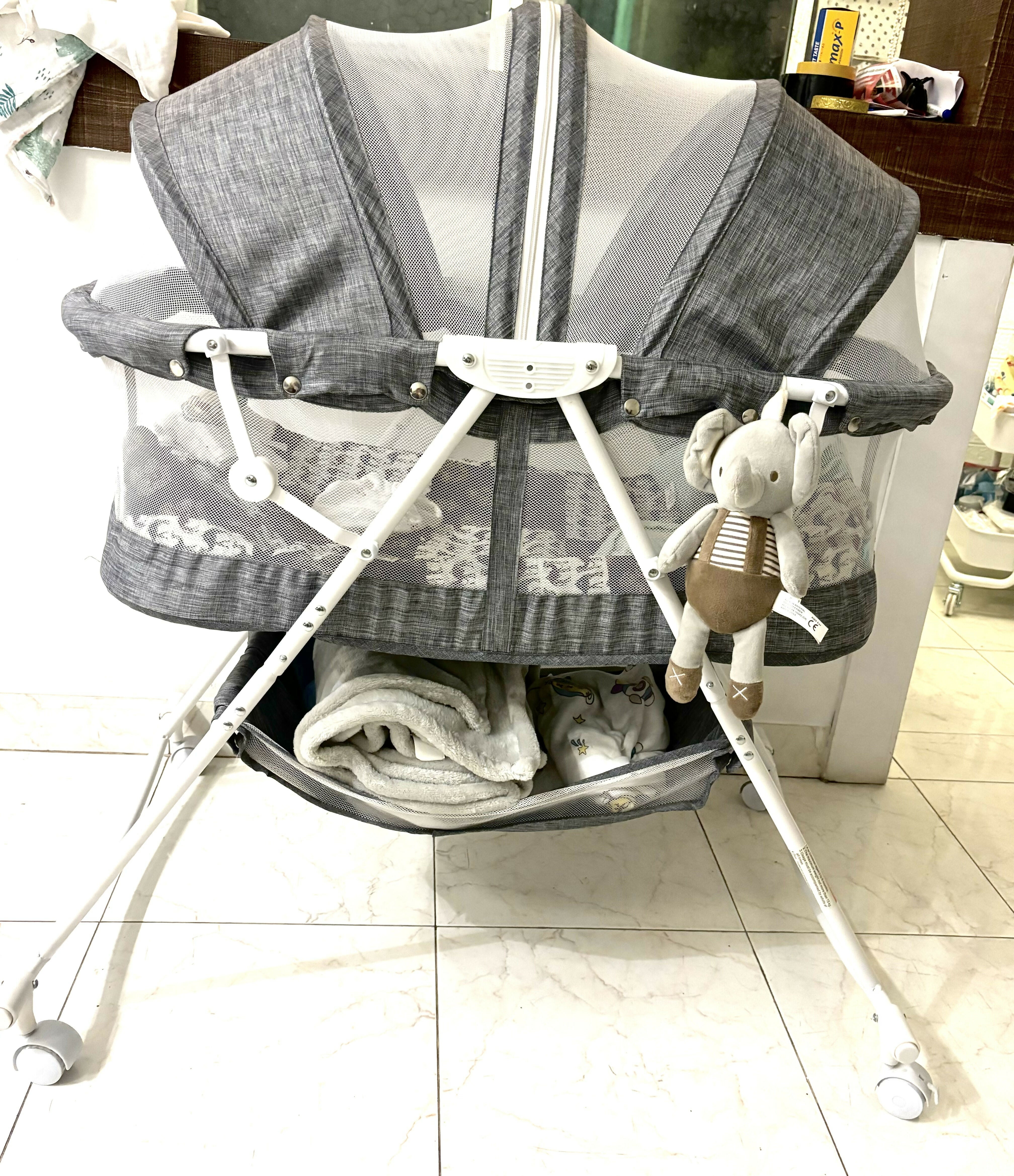 FAB N FUNKY Baby Bassinet Baby Crib