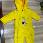 Bright, Warm & Cozy – The Perfect Yellow Winter Jumpsuit for Your Baby!