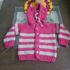 Crochet baby hoodies