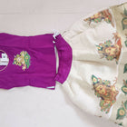 Kerala kasavu skirt and top
