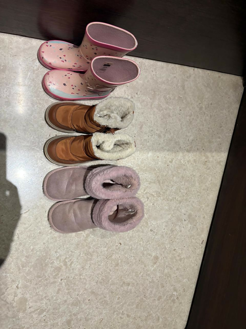 Set of 3 Boots for Girl