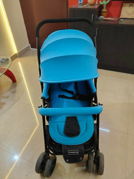 Enjoy outings with ease using the BABYHUG Symphony Stroller/Pram, offering comfort, convenience, and style for both parents and babies.
