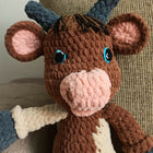  Gift your baby endless cuddles and play with this adorable, hand-crafted Crochet Reindeer Soft Toy—perfect for snuggles and nursery décor!