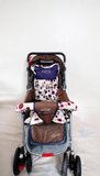 LUVLAP Reversible Handle Stroller Reclining Foldable Baby Pram