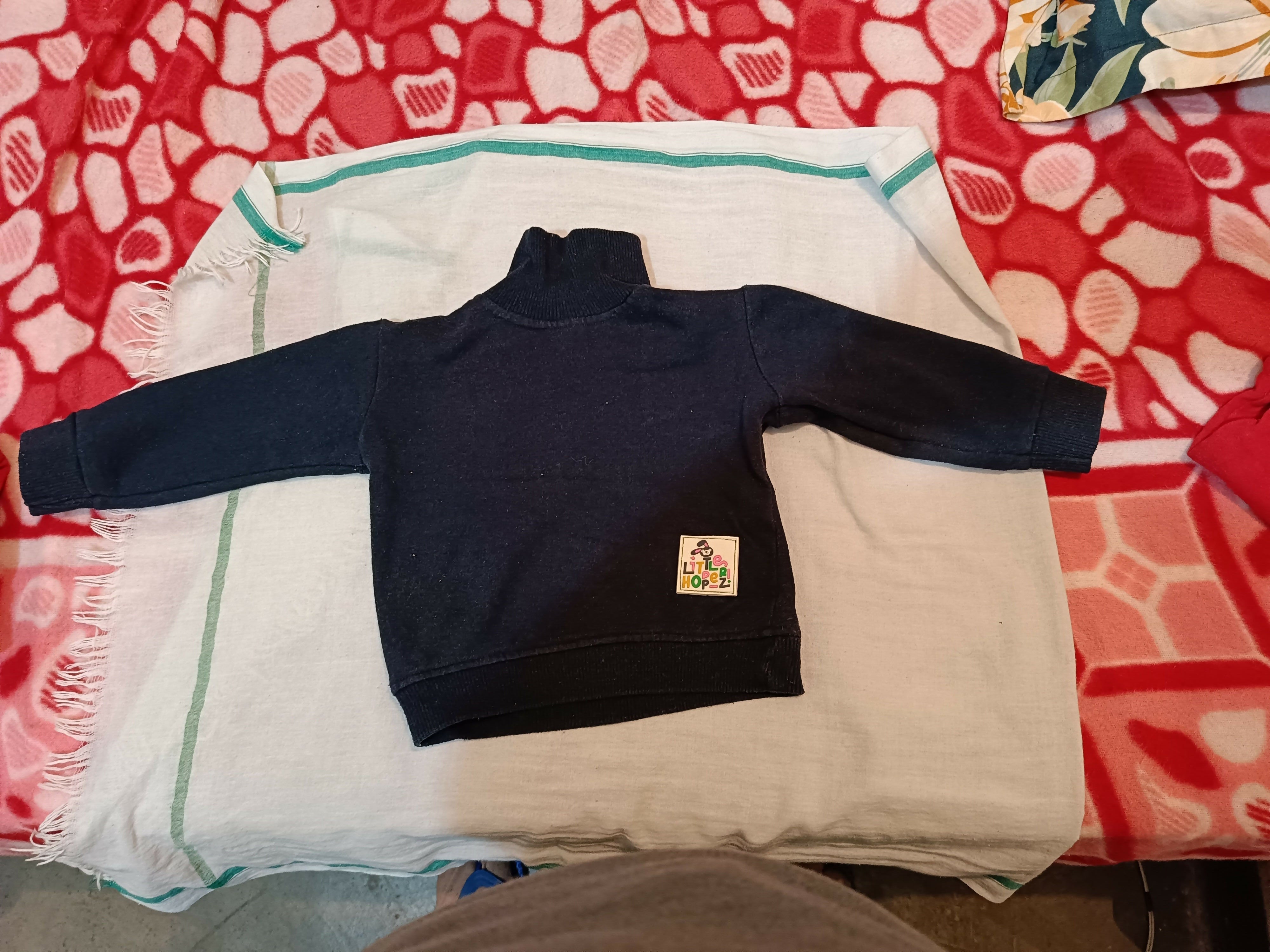 Kid's winter wear turtle neck cotton tshirt