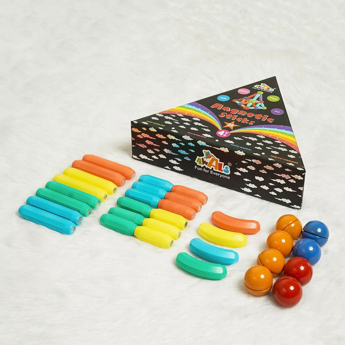 Magnetic blocks offer an engaging and versatile play experience that promotes creativity , problem solving and exploration. 