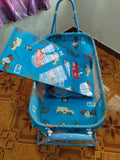 First Step Cradle In Blue Color With Storage